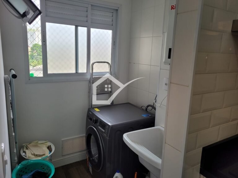 Área de serviço de apartamento à venda, 84m2, no Centro de SBC, 2 quartos, 2 vagas