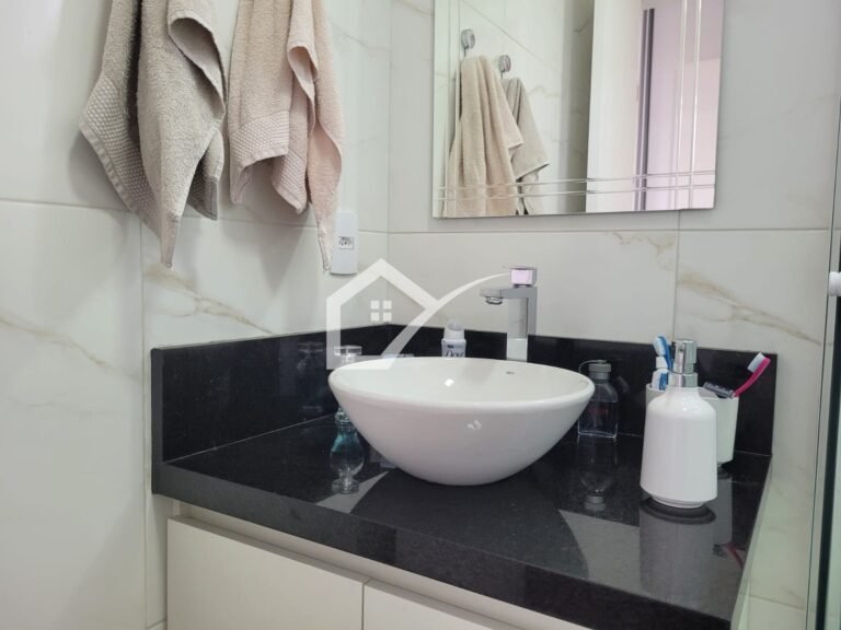 Banheiro de apartamento à venda, 84m2, no Centro de SBC, 2 quartos, 2 vagas (5)
