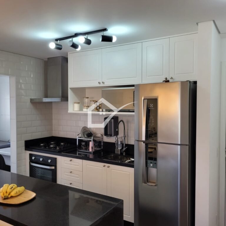 Cozinha de apartamento à venda, 84m2, no Centro de SBC, 2 quartos, 2 vagas