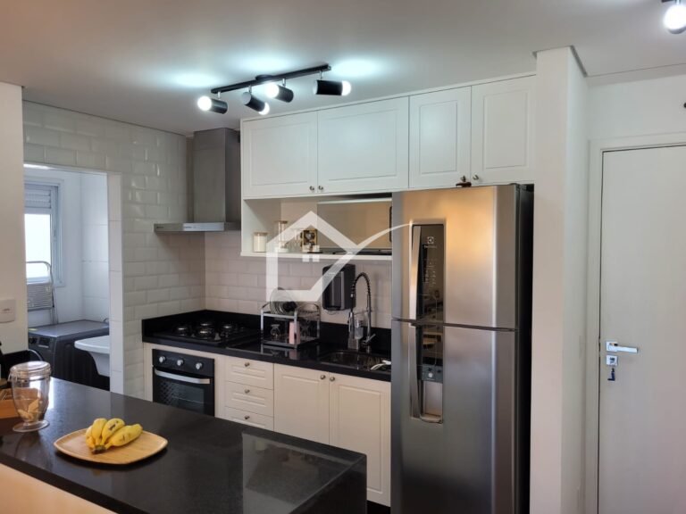Cozinha de apartamento à venda, 84m2, no Centro de SBC, 2 quartos, 2 vagas