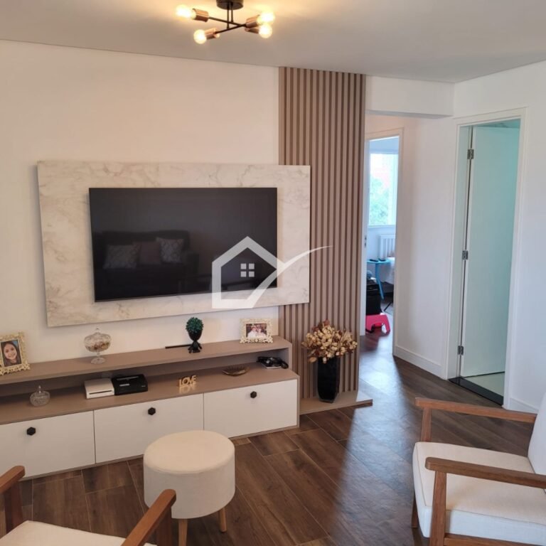 Sala de apartamento à venda, 84m2, no Centro de SBC, 2 quartos, 2 vagas (3)
