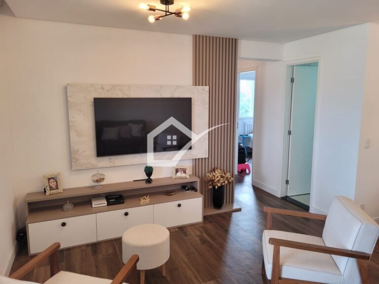 Sala de apartamento à venda, 84m2, no Centro de SBC, 2 quartos, 2 vagas (3)