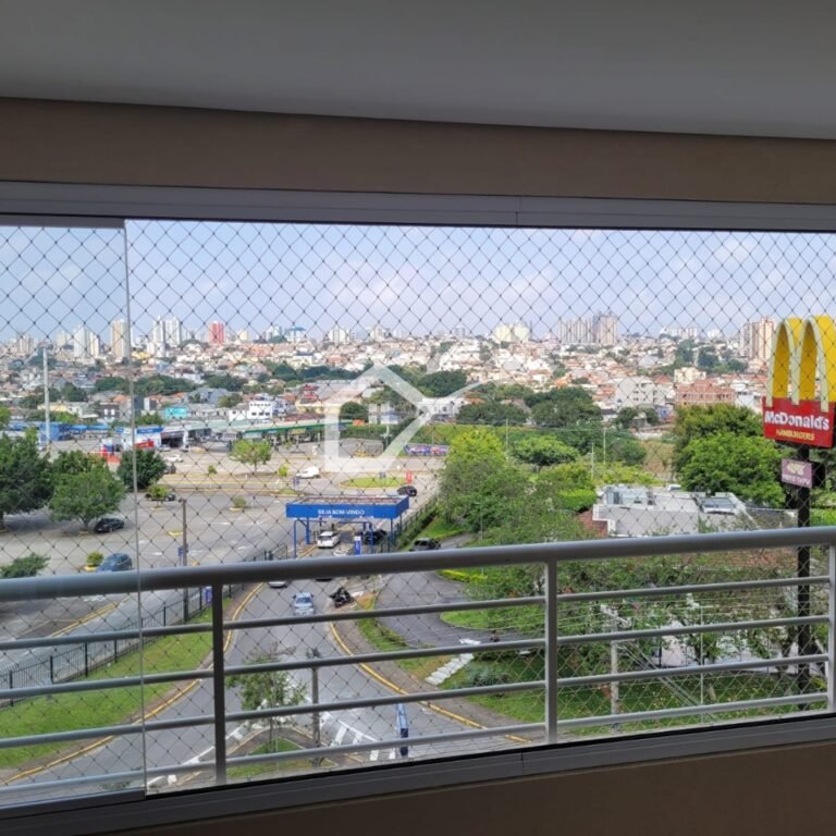 Varanda de apartamento à venda, 84m2, no Centro de SBC, 2 quartos, 2 vagas