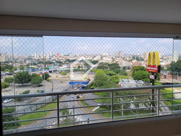 Varanda de apartamento à venda, 84m2, no Centro de SBC, 2 quartos, 2 vagas